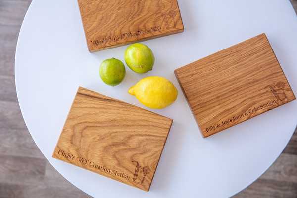 Handwritten Engraving - Gin and Tonic Chopping Board