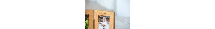 Personalised Engraved Double Oak Frames 7