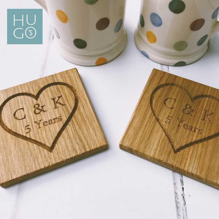  Personalised Engraved Coasters 