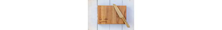 Personalised Engraved Solid Oak Chopping Board