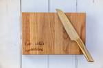 Personalised Engraved Solid Oak Chopping Board