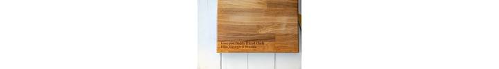 Personalised Engraved Solid Oak Chopping Board