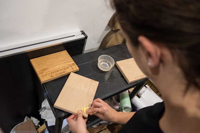 this chopping board is personalised and makes a perfect and unique gift