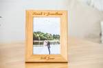 Personalised Oak Photo Frames