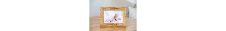 Personalised Oak Photo Frames 