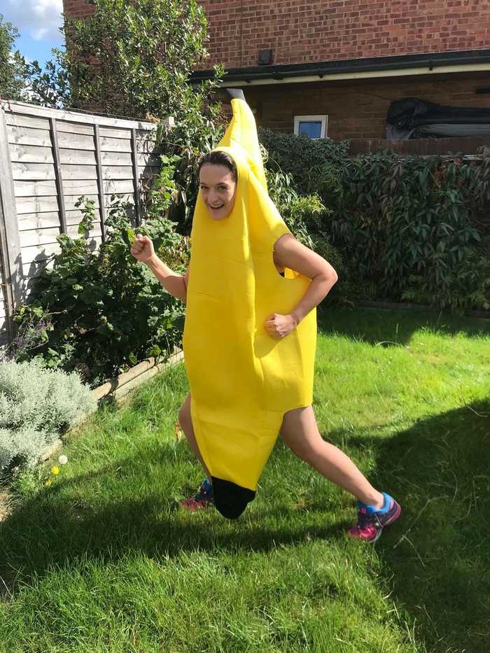 Me in my banana suit!