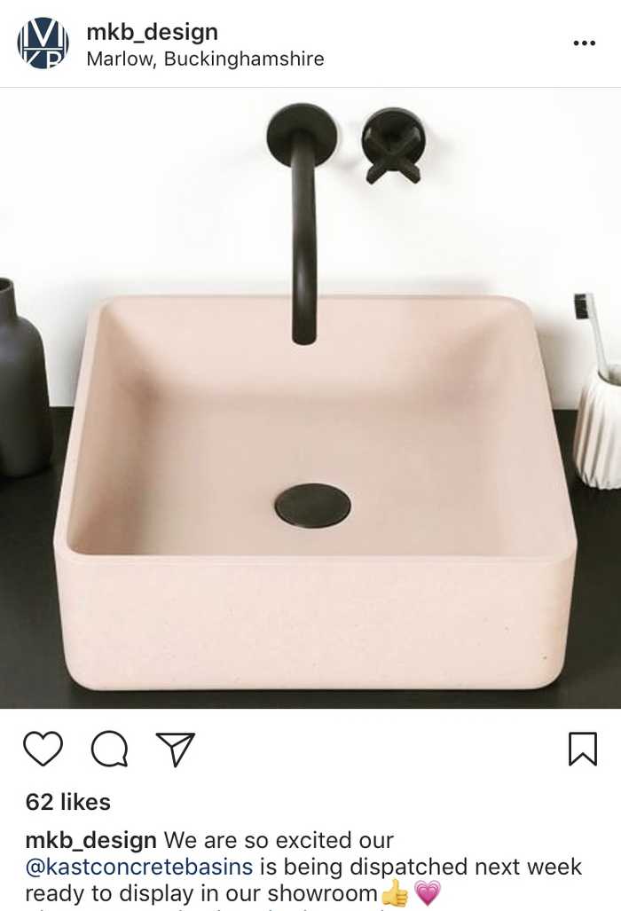 Isn't this sink just stunning? I don't even really like pink but I love this!