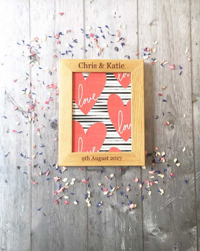 Engraved Photo Frame