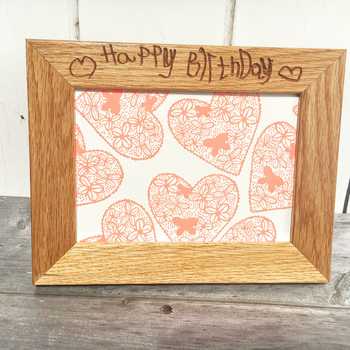 Handwritten Photo Frames